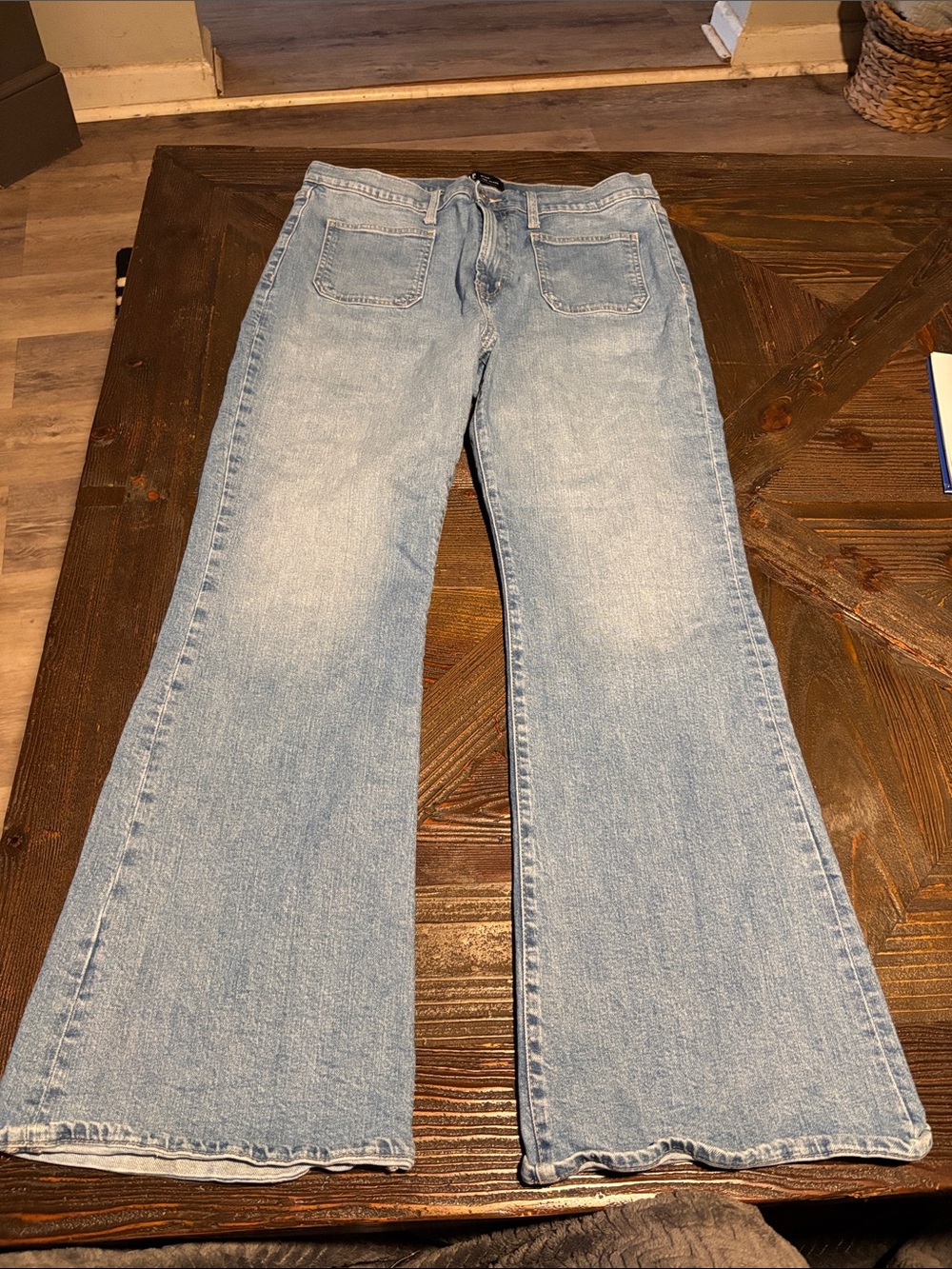 GAP Light Blue Flare Jeans - Women's Wide Leg